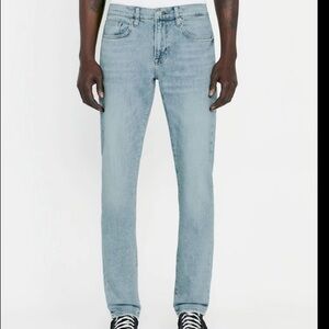FRAME L’Homme Slim Stretch Jeans Finn Light Blue Mid-Rise Men’s 29 like new
